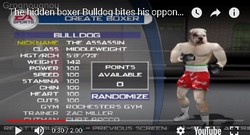 This half-human half bulldog character is a hidden boxer in the game Knockout Kings 2001.