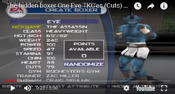 Jouer avec un cyclope, oui c'est possible dans Knockout Kings 2001.
