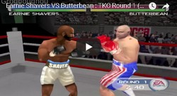 Knockout Kings 2001 MOD : Butterbean and Earnie Shavers with modded stats and special abilities changed.