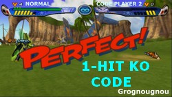 1-hit KO cheat code for Dragonball Z Budokai 3.