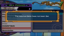 La capsule Caparace de Tortue ne peut plus être utilisée que par le personnage Saibaimen (Codes pour le jeu Dragon Ball Z Budokai 3).