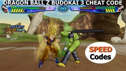 Cheat code for DBZ Budokai 3 which makes the characters faster.
