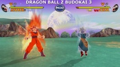 Goku se transforme en Super Saiyan Dieu dans Budokai 3 (Mod).