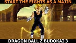 Avec ces codes, on peut commencer les combats directement avec Majin Vegeta dans Budokai 3.