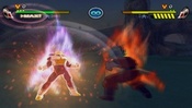 Vegeta se transforme en Vegeta Ultra Ego dans le jeu Dragon Ball Z Budokai 3.