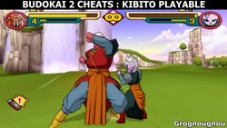 Kibito affronte Kaioshin dans le jeu vidéo DBZ Budokai 2.