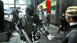 Ivan Berk, le personnage emblématique de la vidéo promotionnelle de Deus Ex Mankind Divided vue dans la gare de Rusicka.