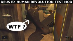 Characters and items swap mod in Deus Ex Human Revolution.