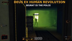 In this mod video, Seurat has the riot cops animations.