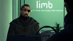Deus Ex Human Revolution Meme : Zeke Sanders a changé son opinion sur les augmentations et est devenu vendeur chez LIMB.