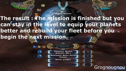 Tips for the Space Opera Haegemonia which allows the player to stay in levels even after he has completed them.