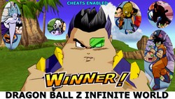 Characters swap and arenas swap cheats codes for Dragon Ball Z Infinite World.