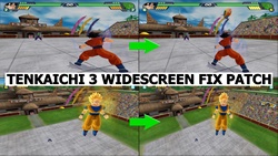 My widescreen fix patch for Dragon Ball Z Budokai Tenkaichi 3.