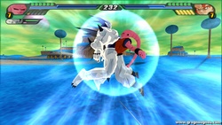 Super Buu and Omega Shenron use the potaras and become Omega Buu (Dragon Ball Z Budokai Tenkaichi 3 fusion mod).