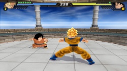 Karin's tower shown as a playable stage in the game Dragon Ball Z Budokai Tenkaichi 3 (Arena mod for DBZ BT3).