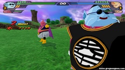 The fusion of King Kai and Majin Buu with the potaras (Dragonball Z Tenkaichi 3 mod).