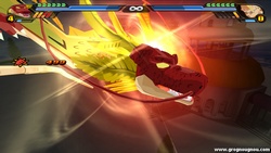Red Shenron made as a playable character in the game DBZ Tenkaichi 3.