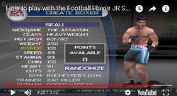 How to unlock the footballer JR Seau in the boxing game Knockout Kings 2001.