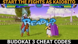 Budokai 3 cheat codes : Start the fights directly as Kaiobito.