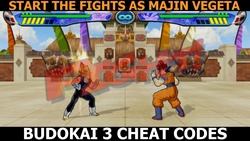 With cheat codes, it is possible to start the fight directly as Majin Vegeta in the game Dragon Ball Z Budokai 3.
