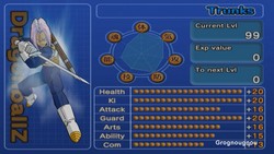 Le mot de passe pour débloquer le costume spécial "Trunks en armure" dans le jeu vidéo Dragon Ball Z Budokai 3.