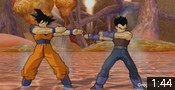 Vegeta GT and Goku fusion mod in Dragon Ball Z Budokai 3.