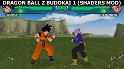 Goku and Trunks in base form look better in Dragon Ball Z Budokai 1 (Shaders mod).