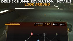 Tip in Deus Ex Human Revolution : Looking around while using a computer.