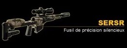 Le fusil de précision silencieux SERSR est une autre arme DLC qui a été intégrée à la version Director's Cuts du jeu.