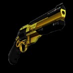Le revolver doré de Pieter Burke dans le DLC de Deus Ex Human Revolution "Le chaînon manquant).