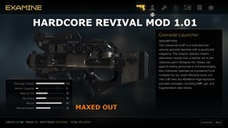 Les stats du lance-grenades ont été modifiées (Mod Hardcore Revival pour Deus Ex Mankind Divided).