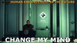 Character Swap mod in Deus Ex Human Revolution : Zeke Sanders is now a Limb Clinic vendor.