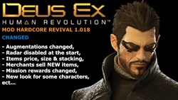 The mod Hardcore Revival tries to improves the gameplay of Deus Ex Human Revolution (DXHR).