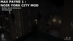 La version 1.0 du mod Noir York City pour Max Payne 1.
