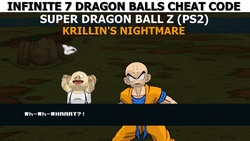 Obtenir les 7 boules du Dragon à l'infini dans le jeu vidéo Super Dragon Ball Z sur PS2 (Codes).