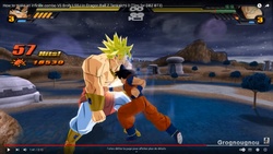 Broly LSSJ can be combo'ed indefinitely (if you play well) in the game Dragonball Z Tenkaichi 3.