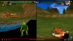 This video show how to get out of the map in the arena Mountains Road in Dragonball Z Tenkaichi 3.