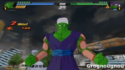 Piccolo turns into his giant form when fighting Lord Slug (Dragon Ball Z Tenkaichi 3 mod).