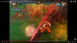 Goku SSJG contre Goku SSJ4 (1er mod avancé dans Dragon Ball Z Budokai Tenkaichi 3).