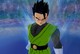 Ultimate Gohan in green outfit Mod in the game DBZ Budokai Tenkaichi 3.