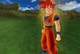 Goku Super Saiyan God Mod with the clothese in wears in the DBZ Movie "Battle of the Gods" in the game Dragonball Z Budokai Tenkaichi 3.